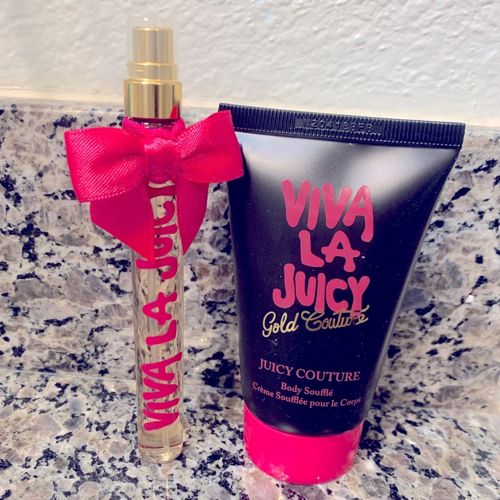 Juicy Couture travel perfume and lotion